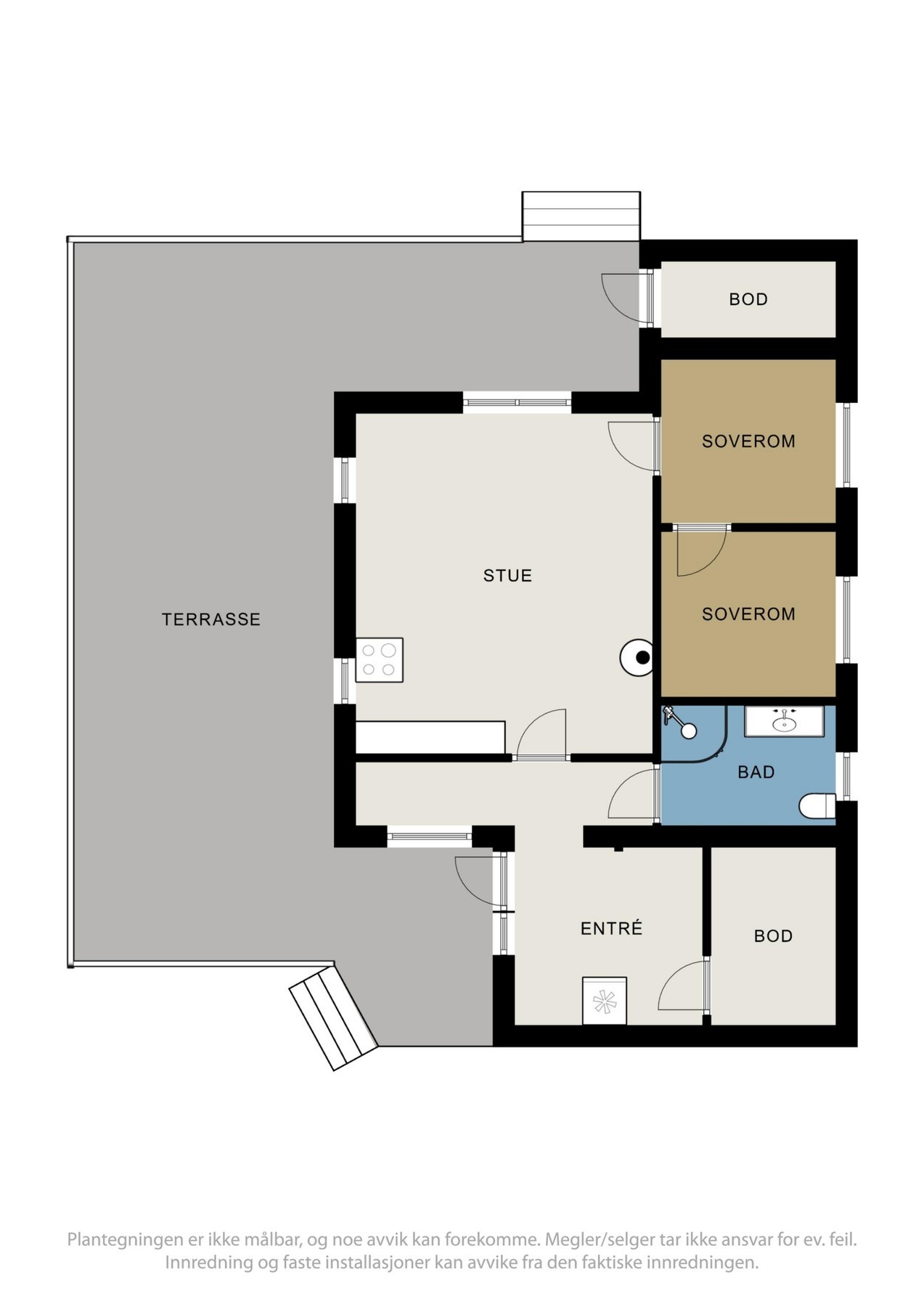 Plantegninger av Anneks (hytte nr 2). Galleribilde