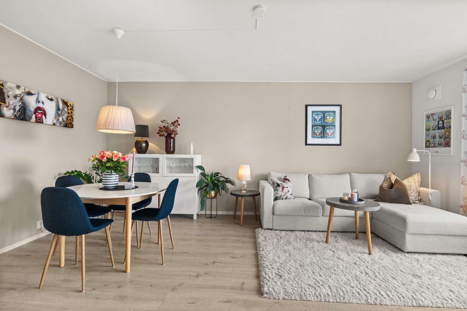 Boligen oppleves som tiltalende og innbydende. Galleribilde