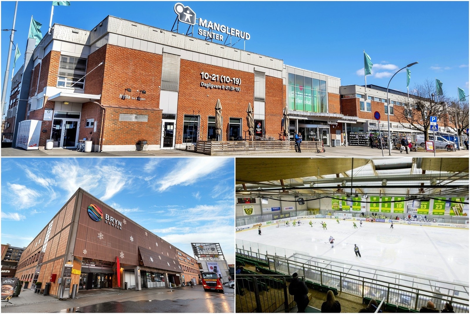 Kort vei til T-bane, buss, Manglerud senter, Bryn senter, søndagsåpne matbutikker, treningssentre, barnehager, skoler, idrettsanlegg m.m. Galleribilde