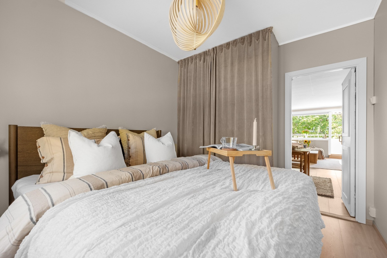 Hovedsoverommet er av meget god størrelse. Galleribilde