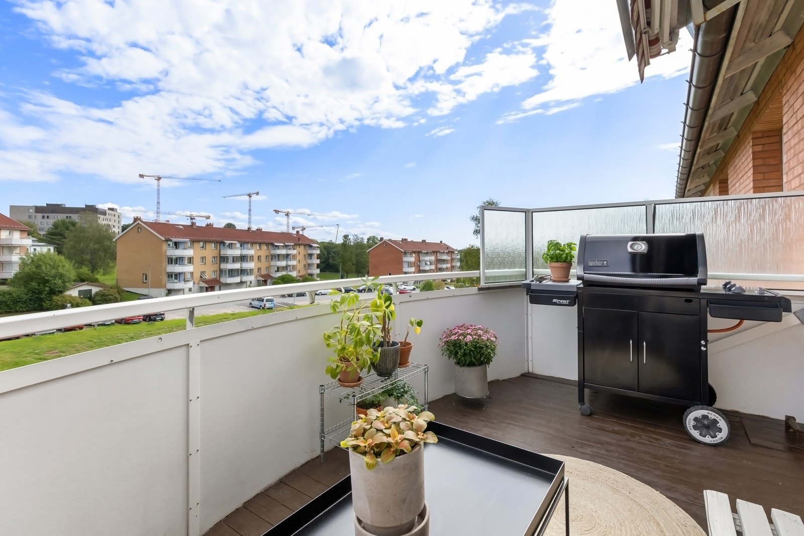 Gode solforhold på balkongen Galleribilde