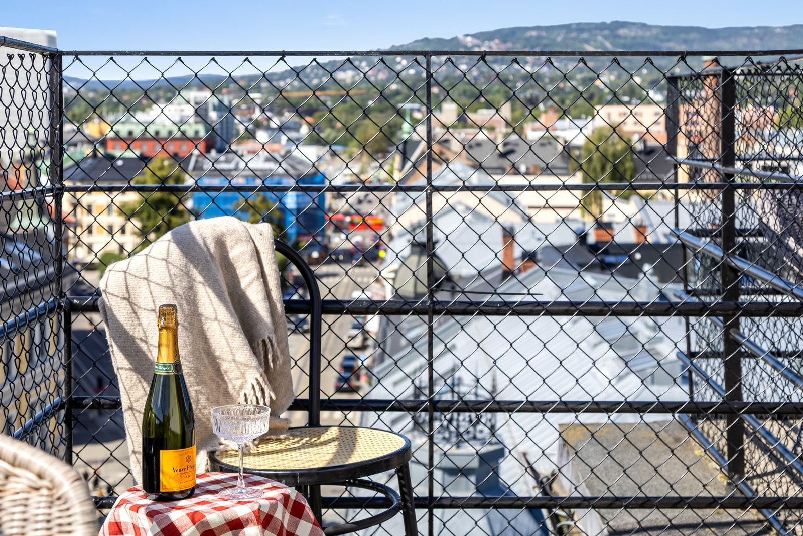 Felles takterrasse. Galleribilde