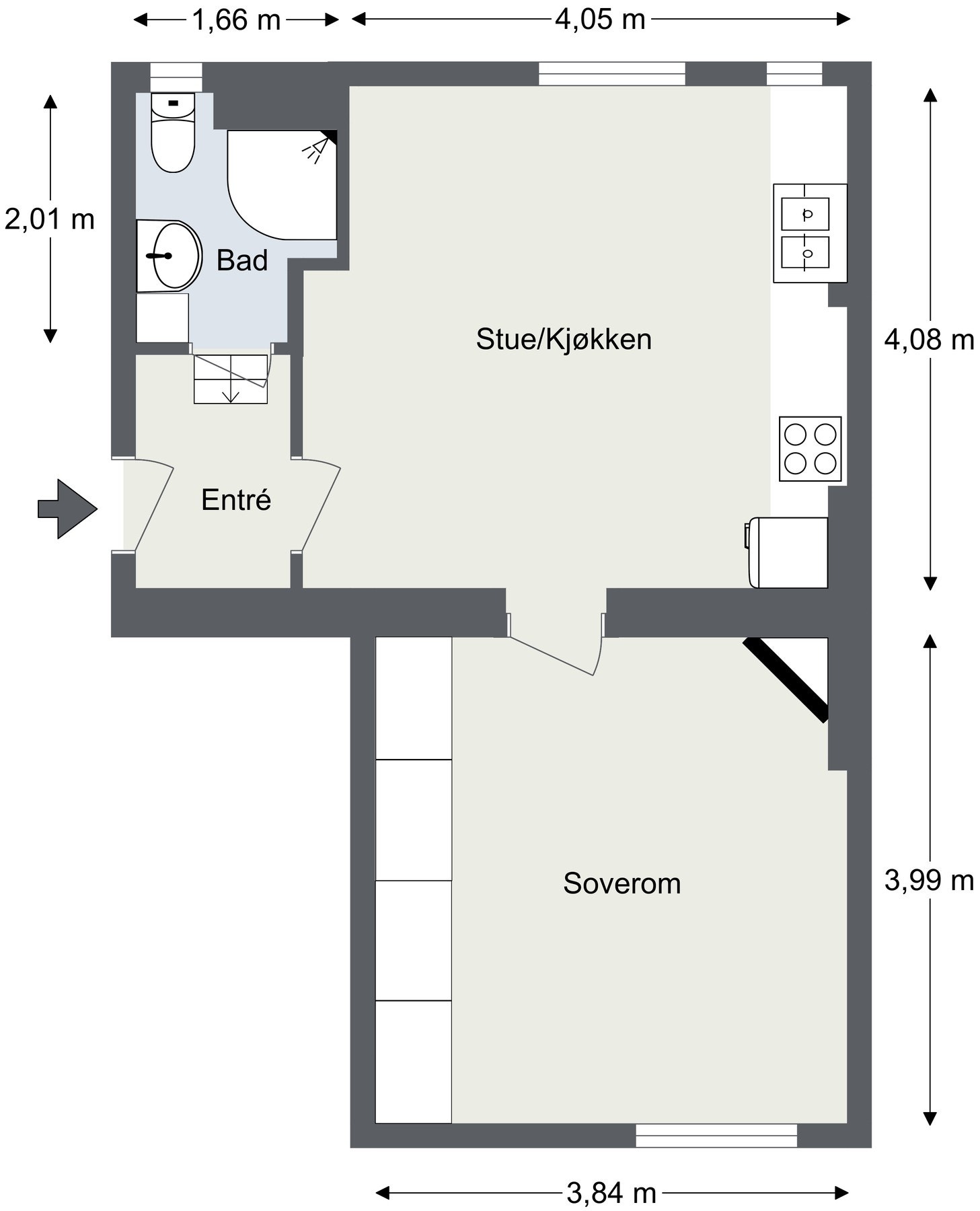 Plantegning Galleribilde
