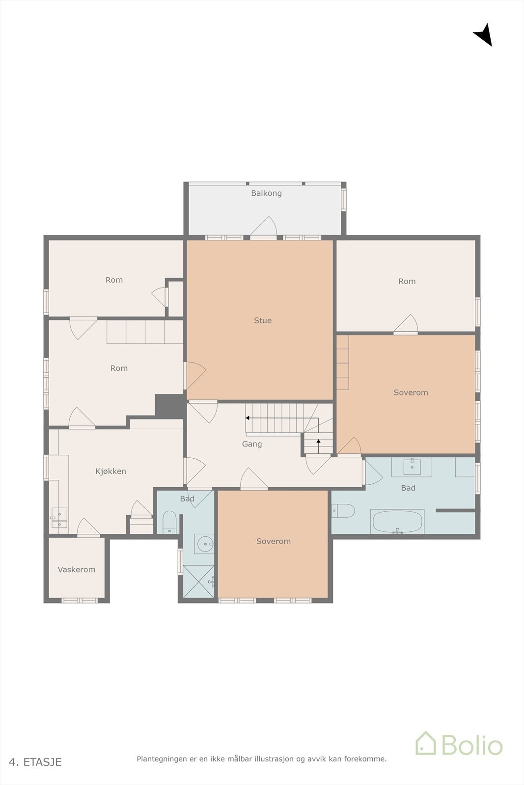 Plantegning Galleribilde