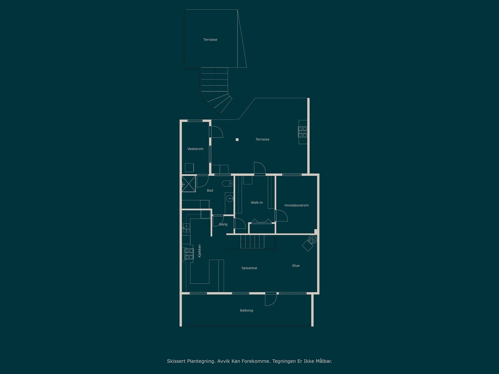 Planskisse første etasje. Galleribilde