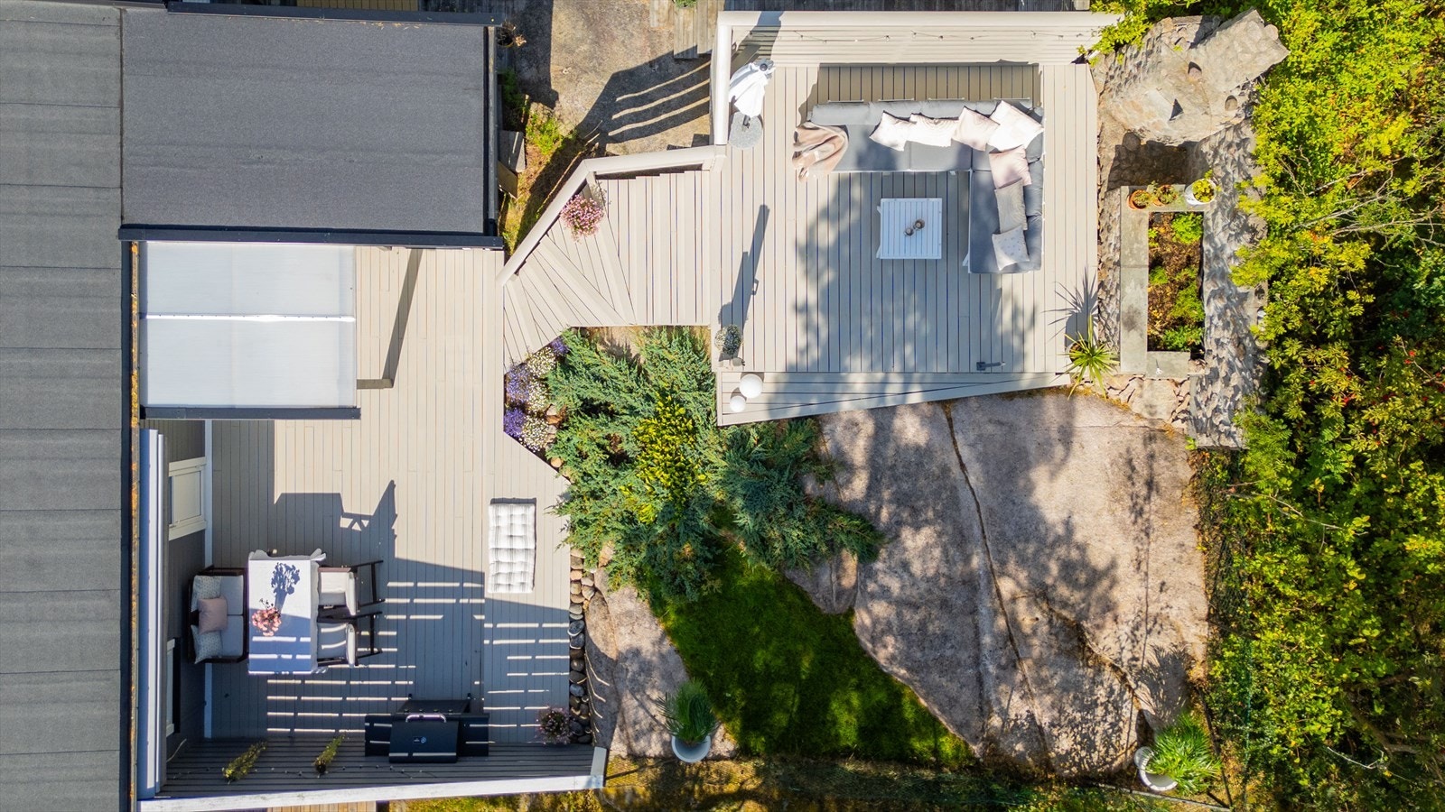 Drone perspektiv. Galleribilde