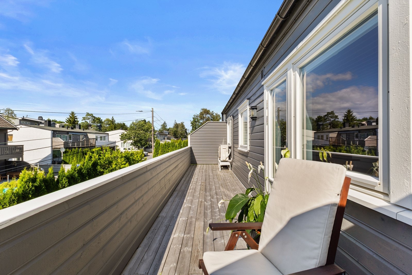 Herfra har du fin oversikt over nærområdet. Galleribilde