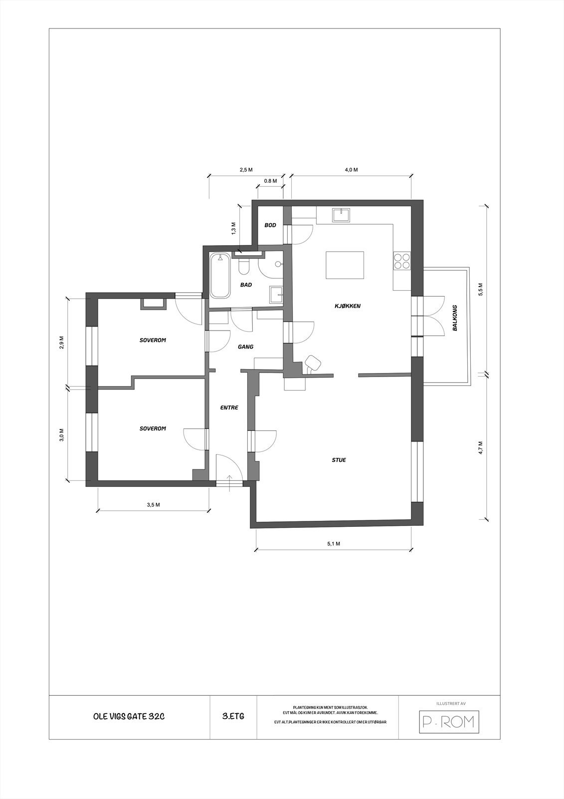 Plantegning. Galleribilde
