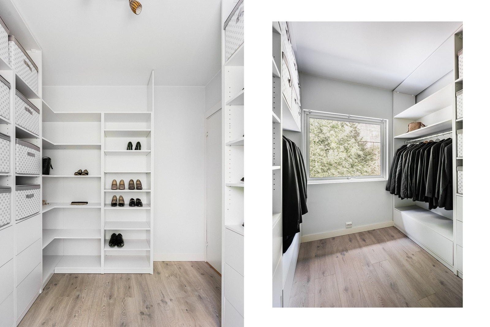 Man får aldri nok av garderobe og oppbevaring. Galleribilde