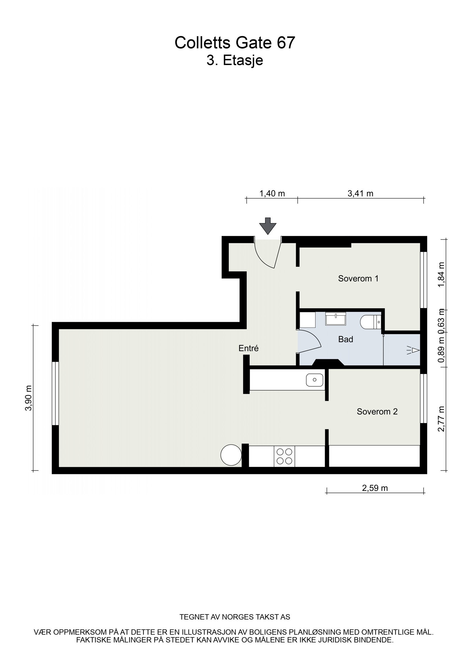 Plantegning Galleribilde