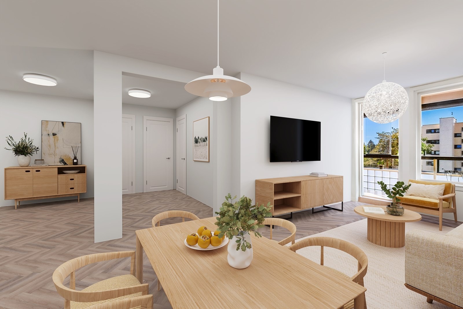 Digital styling - her får du et innblikk i hvordan stuen kan utnyttes på en smart og stilfull måte. Galleribilde