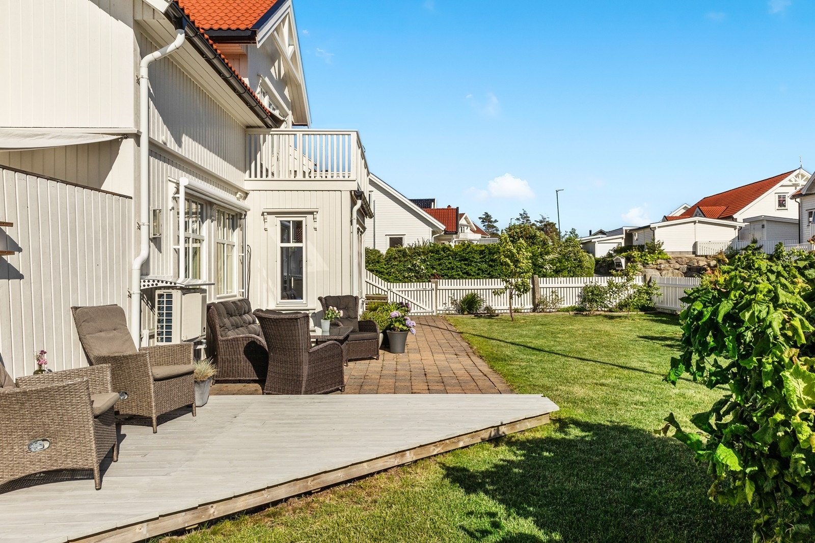 Hyggelig hage og uteområder Galleribilde