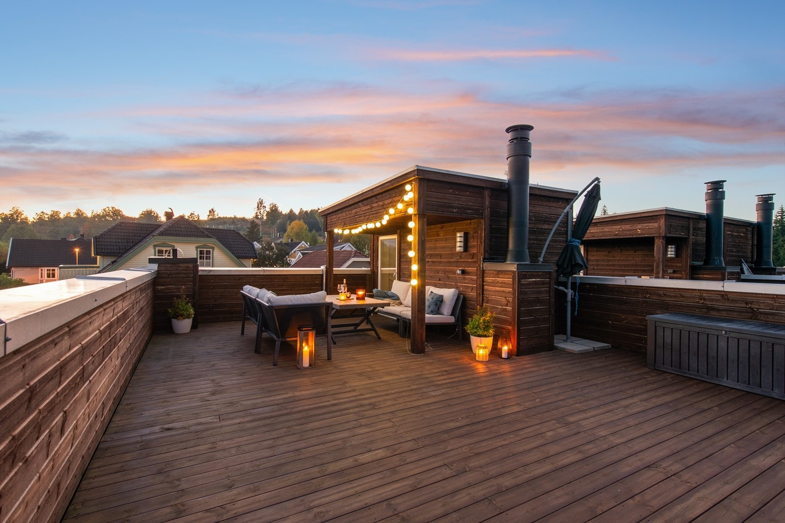 Her kan du invitere venner og familie til en hyggelig grillaften. Galleribilde