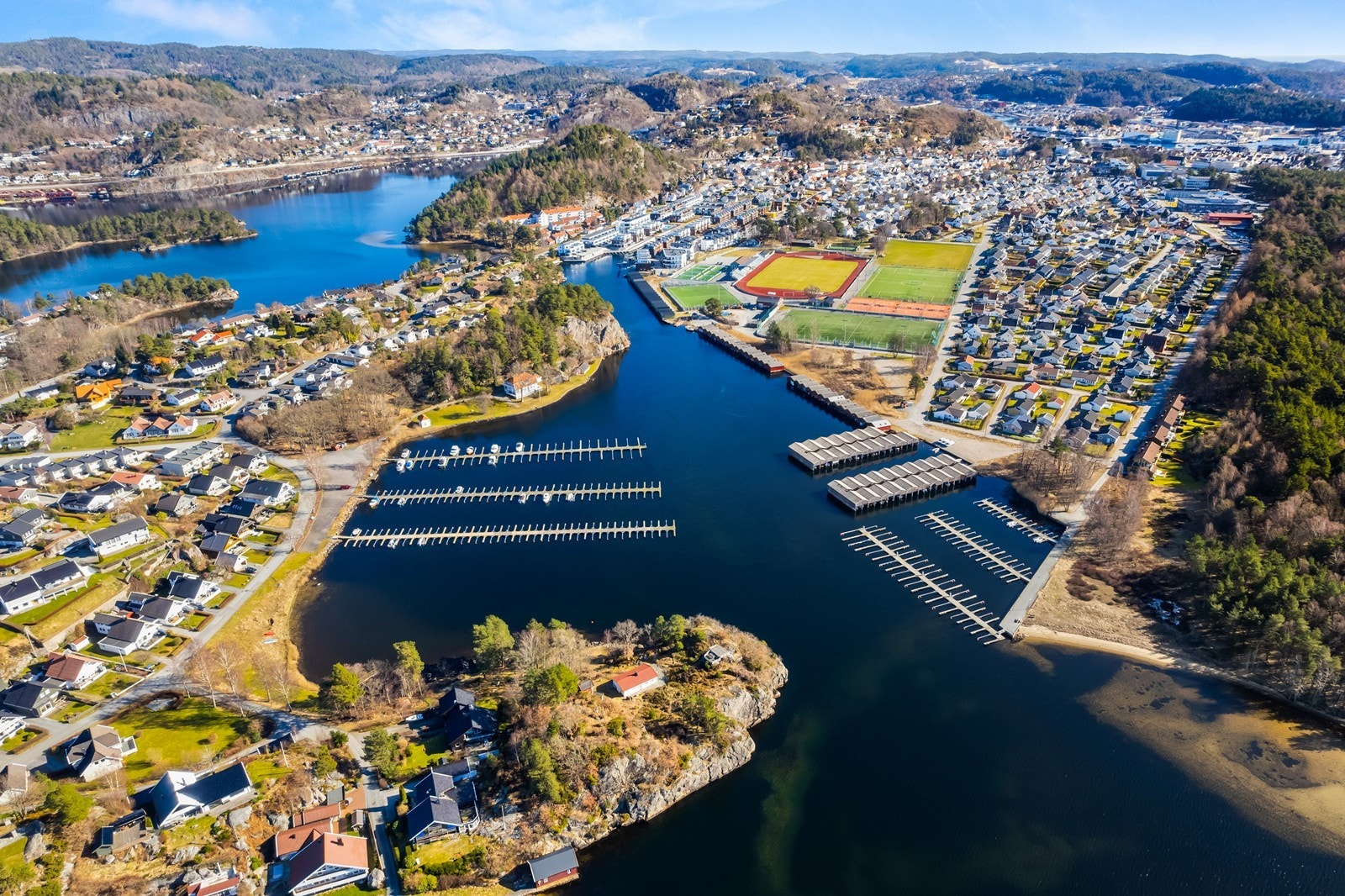 Dronefoto Galleribilde
