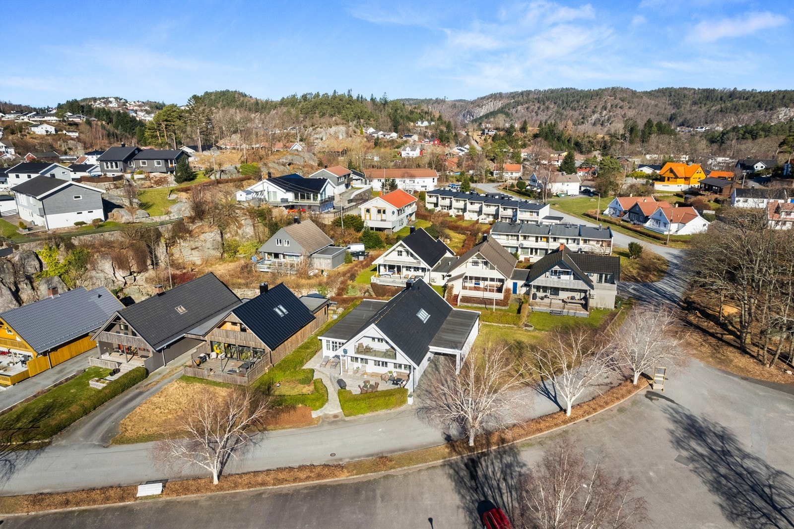 Dronefoto Galleribilde