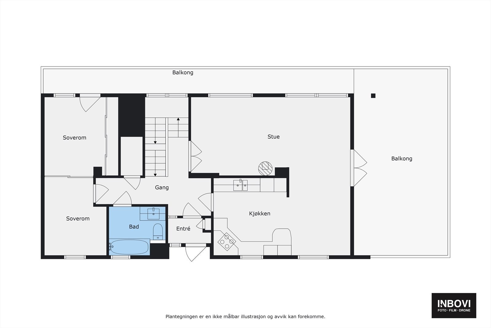 Plantegning Galleribilde