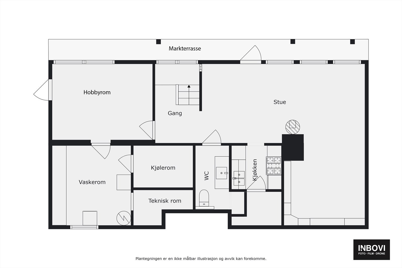 Plantegning Galleribilde