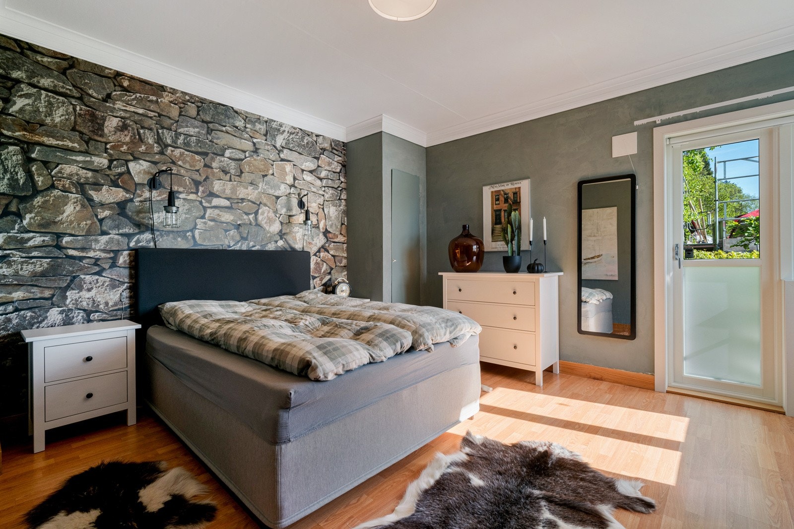 Det er to soverom i leiligheten Galleribilde