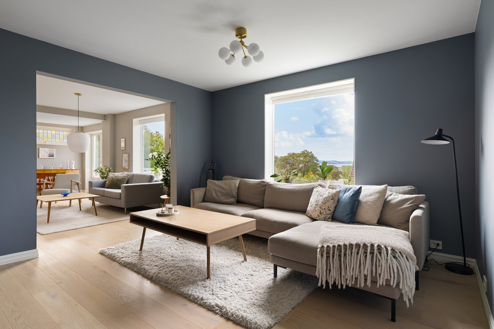 Det er montert balansert ventilasjon som sørger for et behagelig inneklima Galleribilde