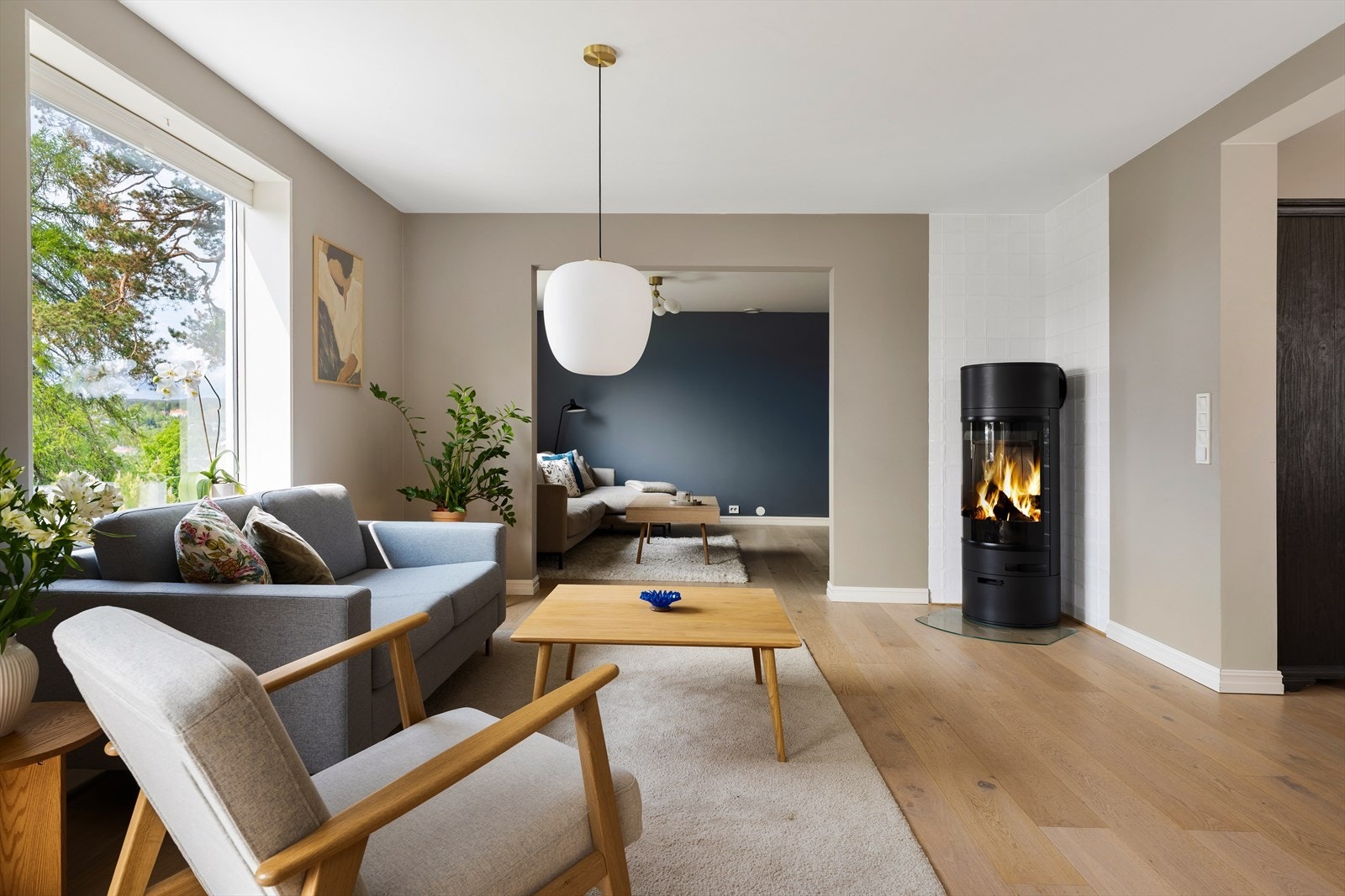 Villaen fra 1923 har bevart den herskapelige og ærverdige stilen Galleribilde