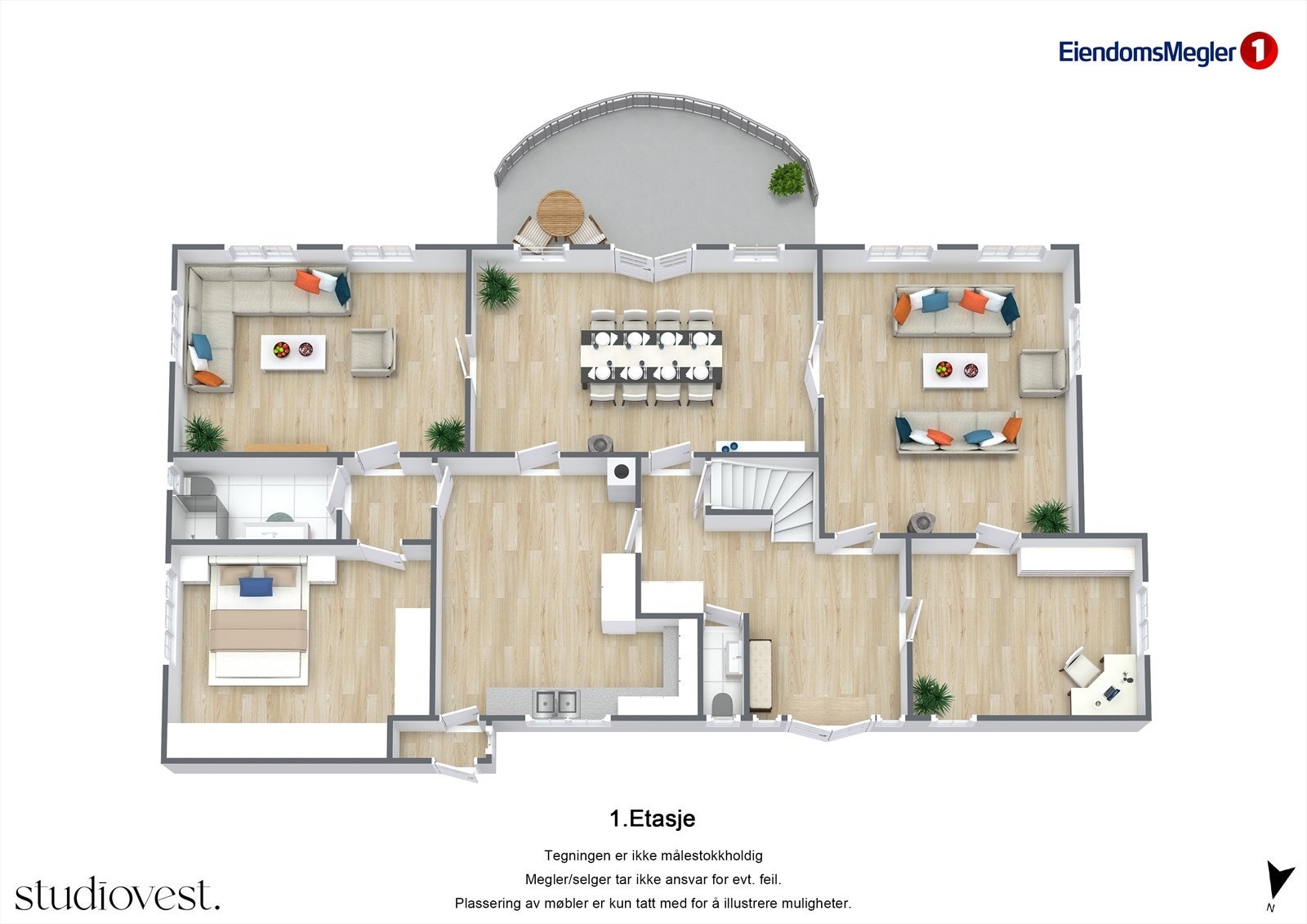 Planskisse Galleribilde