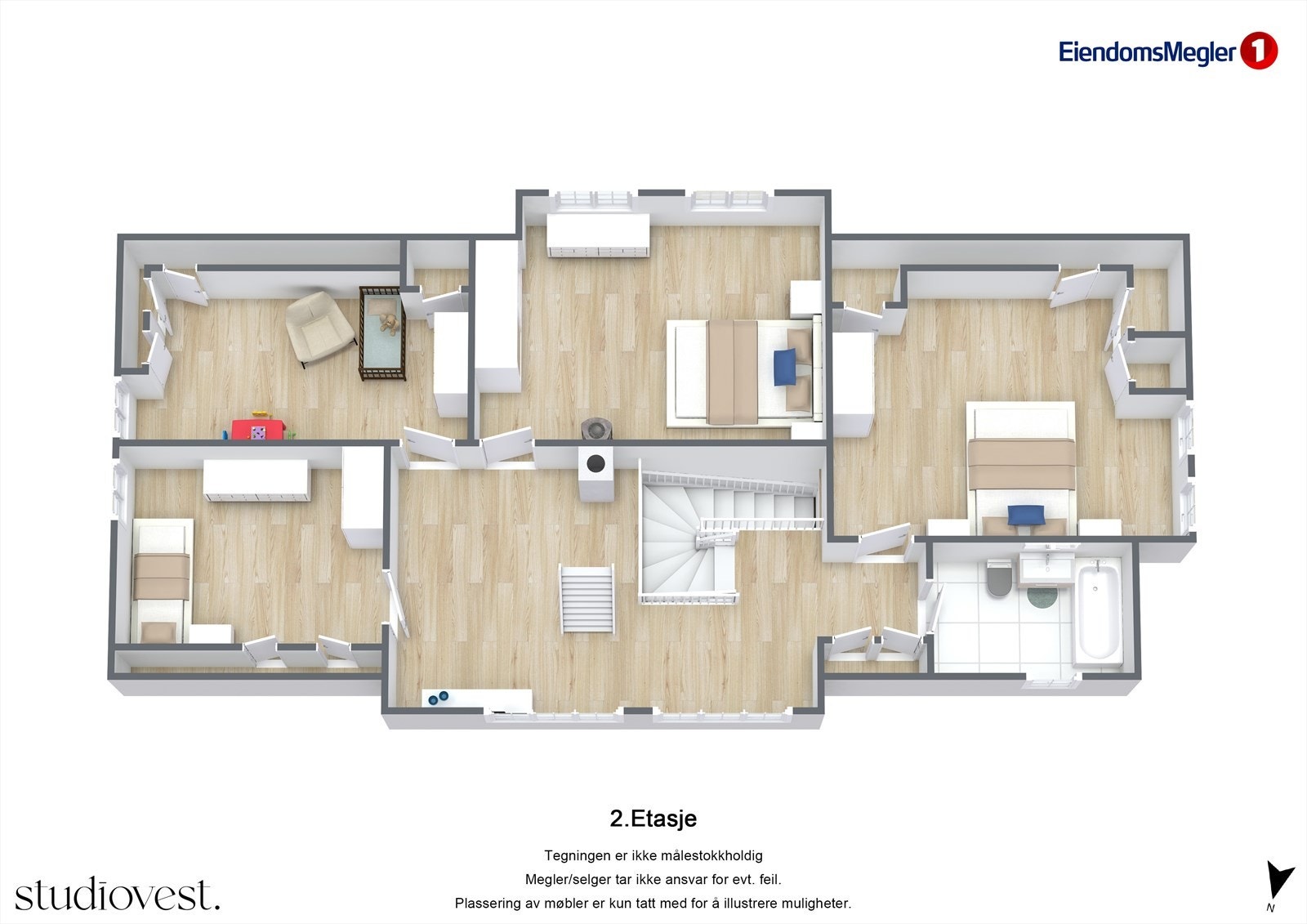 Planskisse Galleribilde