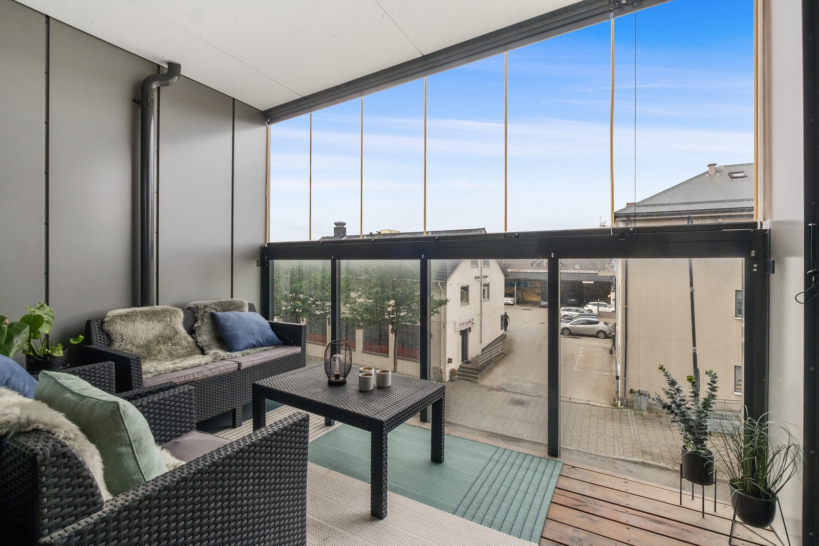 Perfekt plass for å trekke seg tilbake eller starte dagen med en kopp kaffe Galleribilde