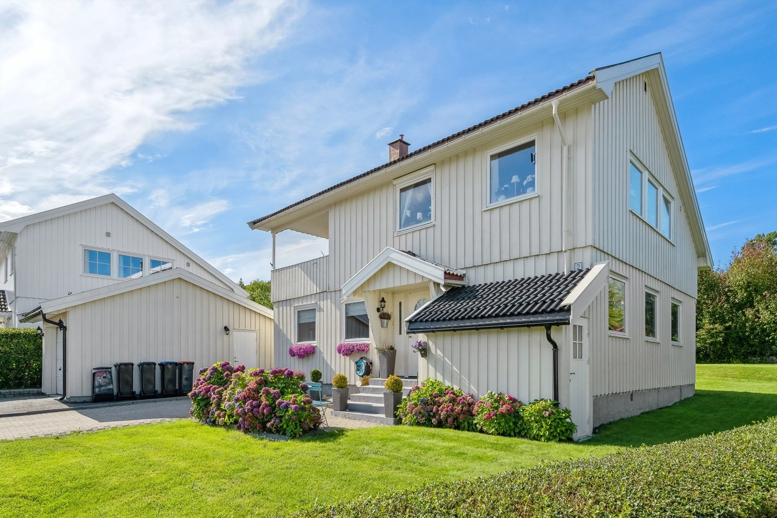 En bolig som kler tomten sin Galleribilde