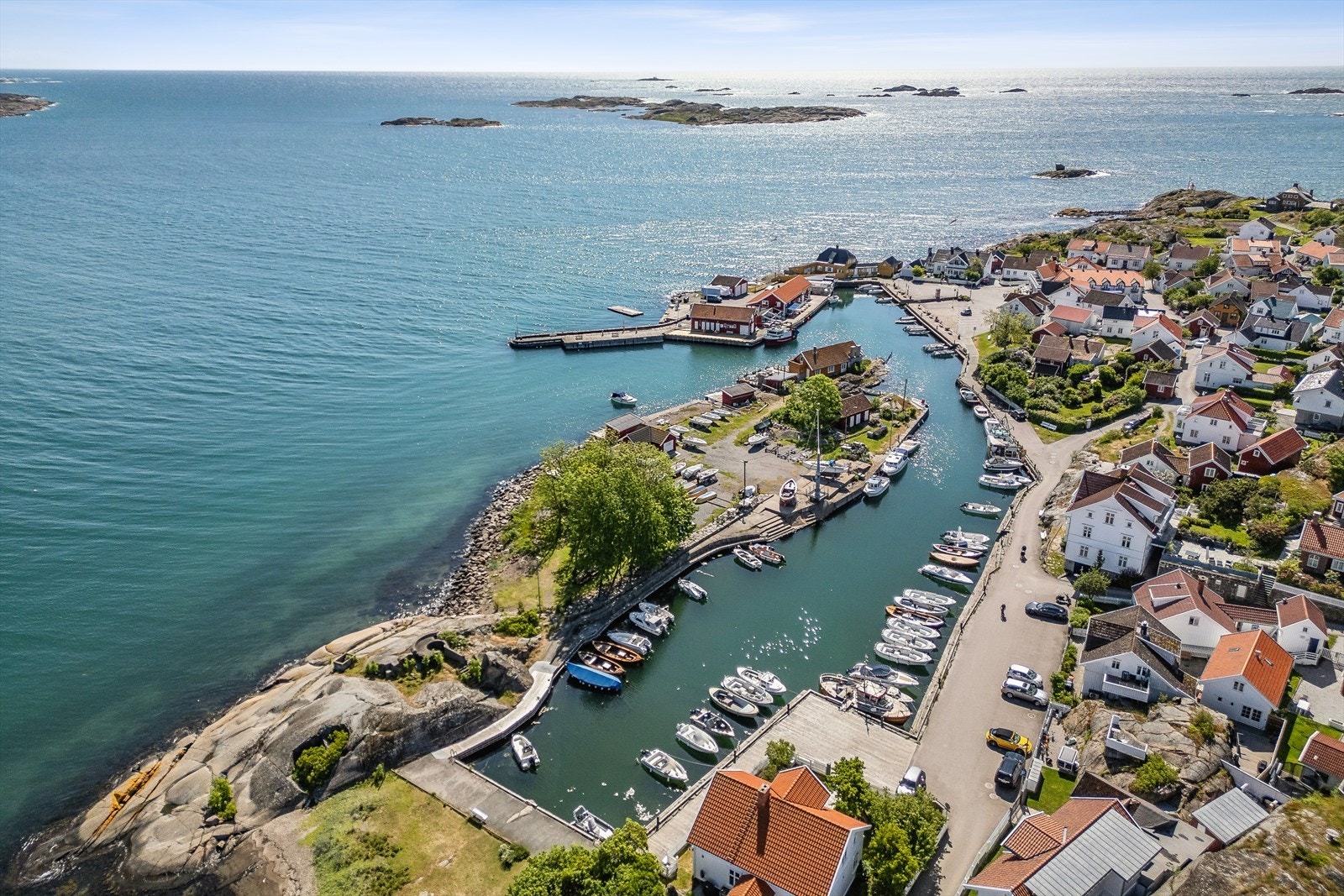 Havna sett fra himmelen. Galleribilde