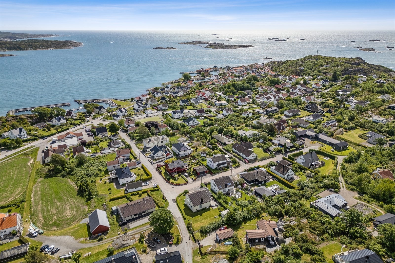 Nevlunghavn fra oven Galleribilde