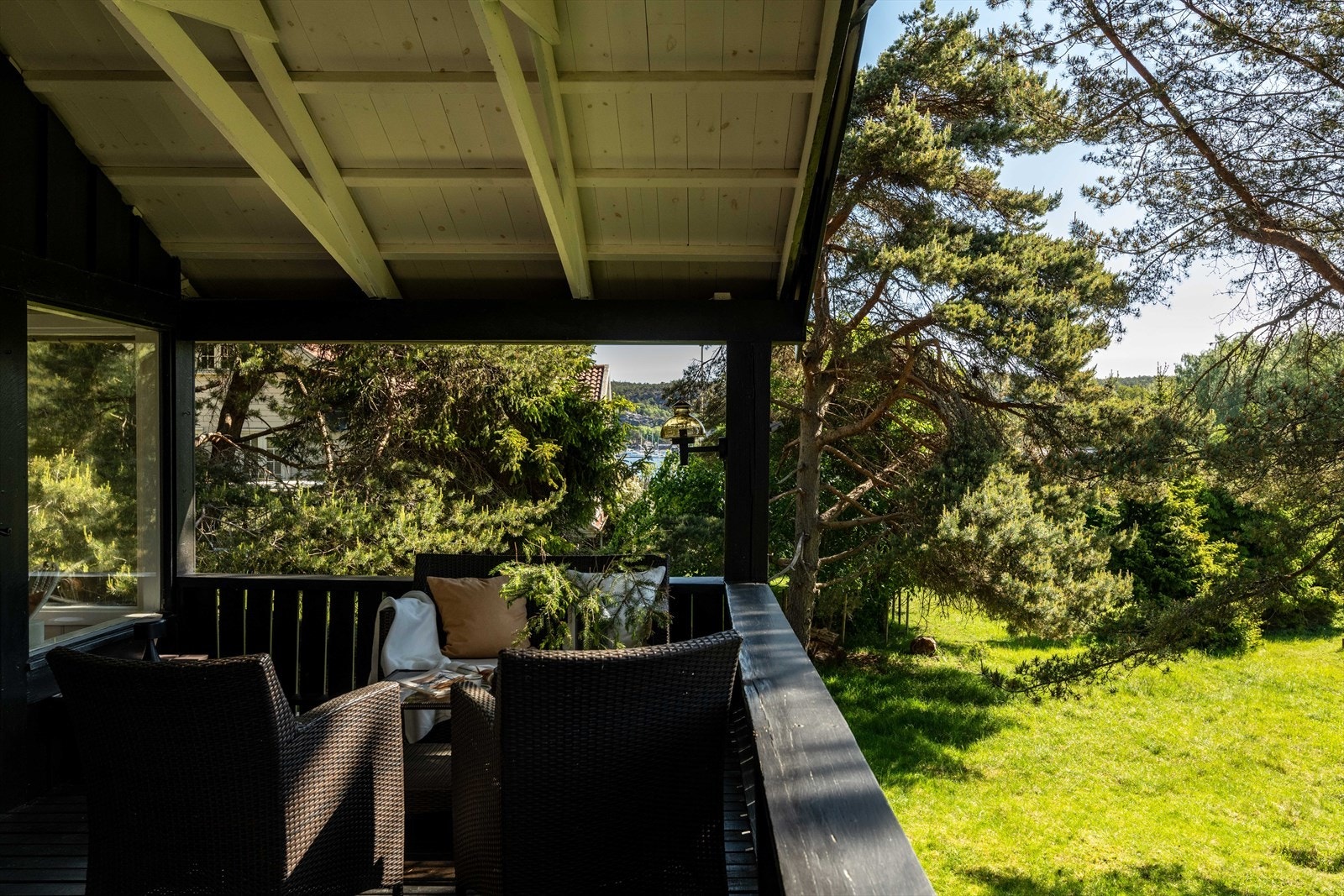 Her får du mange soltimer og fin utsikt. Galleribilde