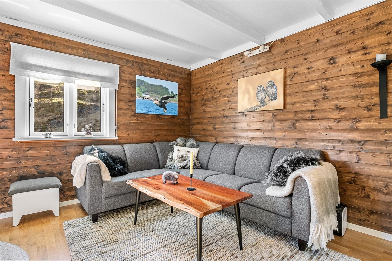 Dette er en flott og koselig hytte hvor man kan samle failien til sosialt samvær og nyte hyttefreden. Galleribilde