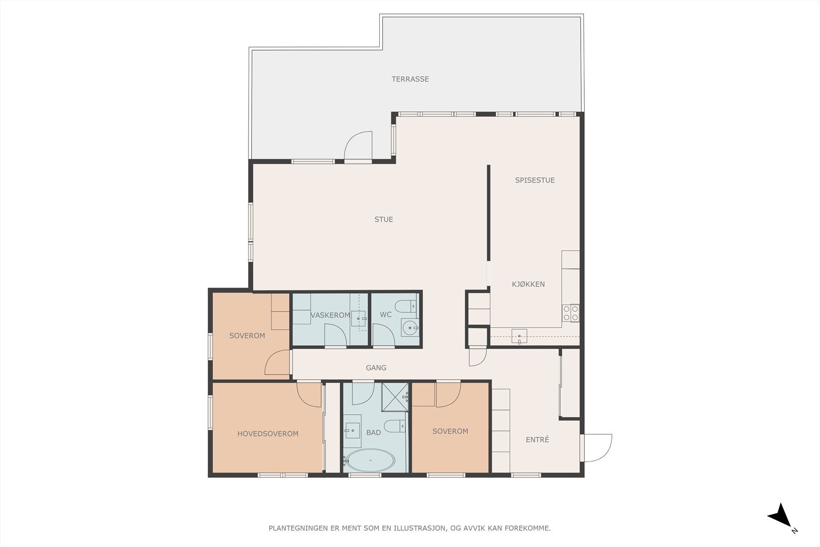 Plantegning Galleribilde