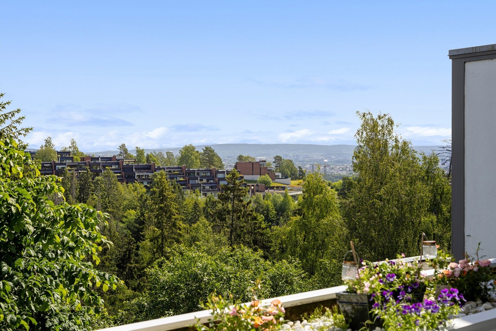 Utsikt mot Montebello og deler av byen. Galleribilde