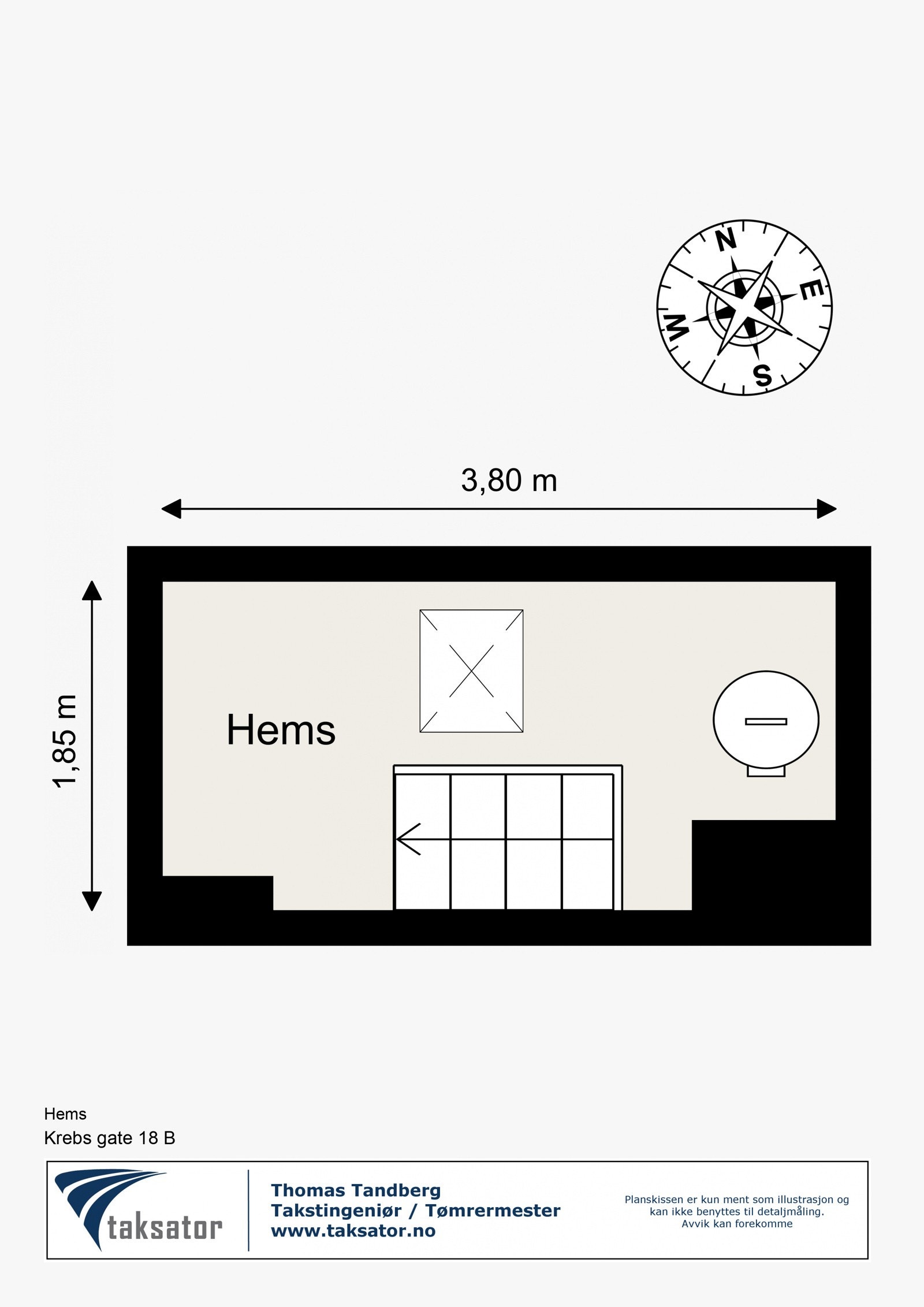 Krebs gate 18 B - Hems Galleribilde