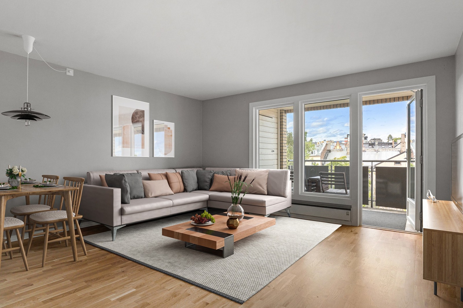 Velkommen til Ullevålsveien 7! (Bildet er digitalt stylet) Galleribilde