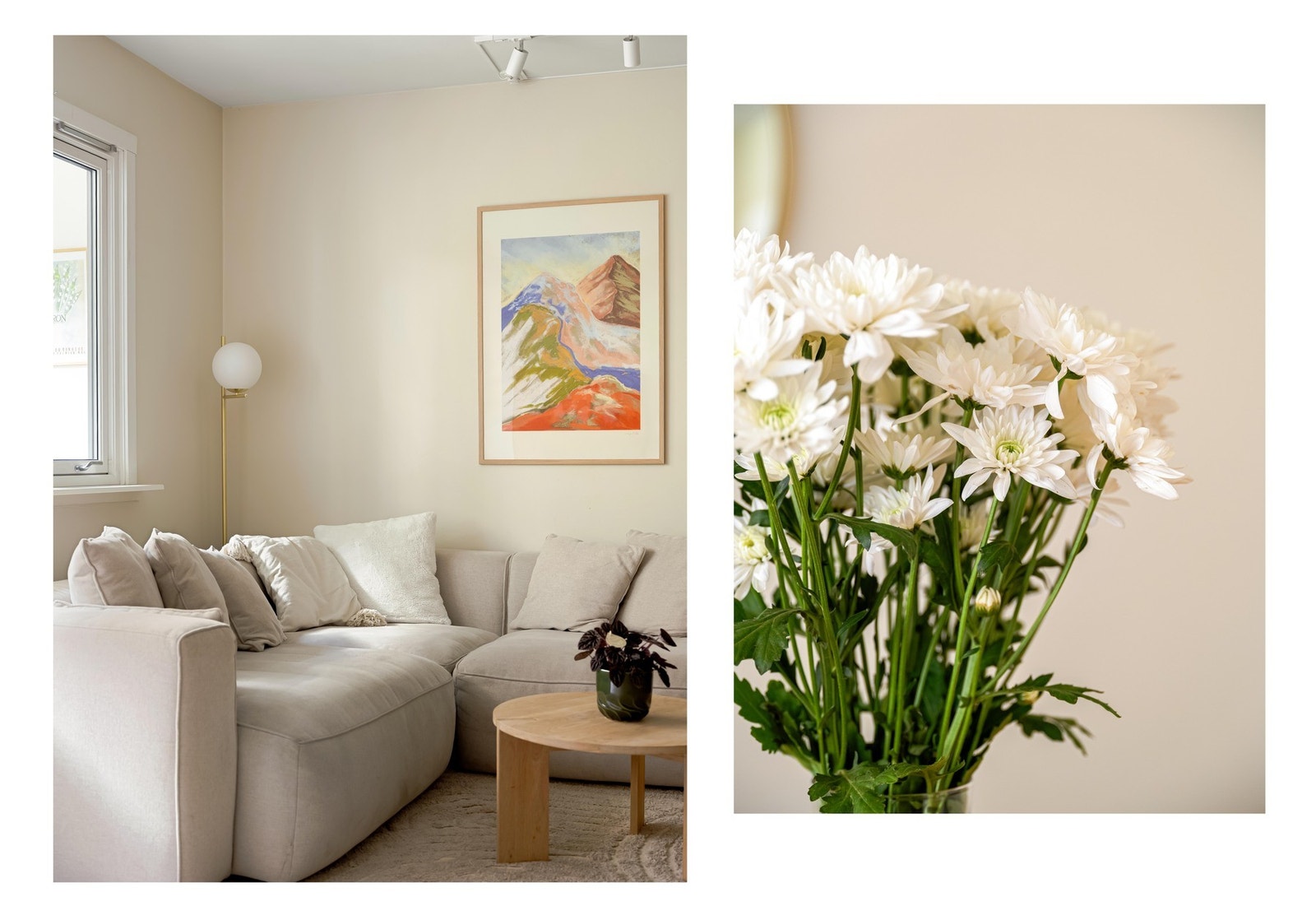 Stuen er av god størrelse, slik at du enkelt kan innrede etter både ønske og behov. Galleribilde