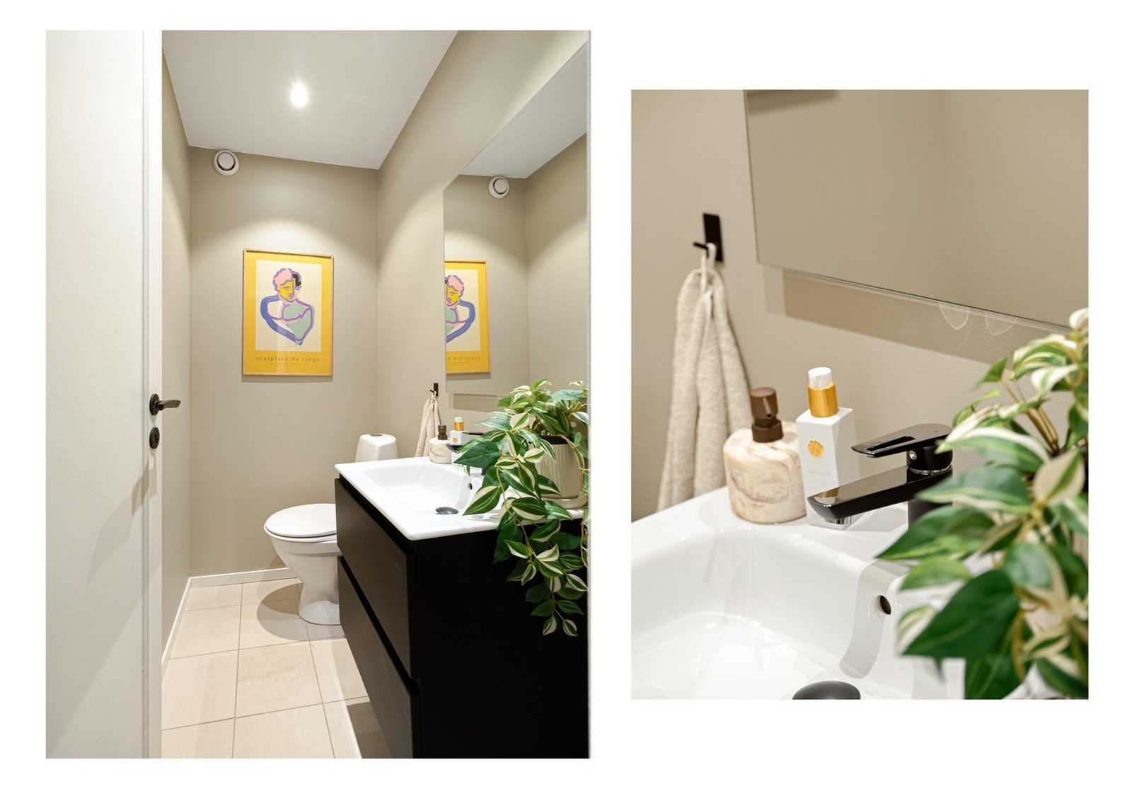 Det separate toalettrommet har også nyere innredning, samt downlights. Galleribilde