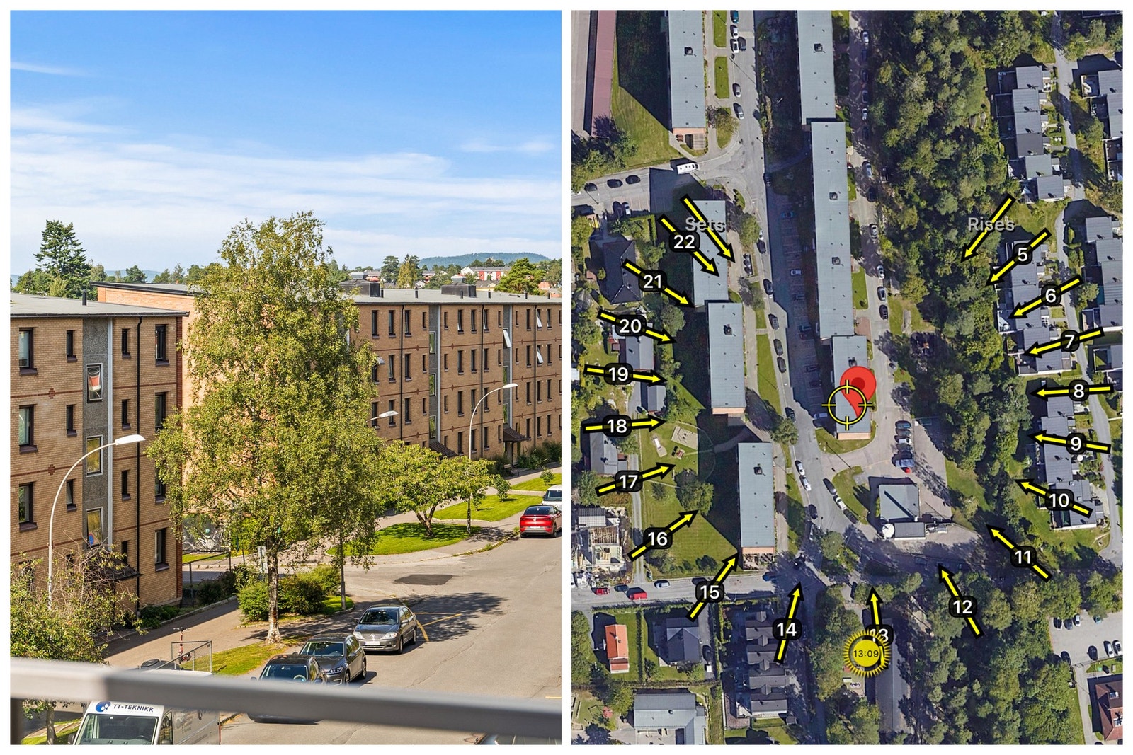 Balkongen byr på optimale solforhold, sommerstid. Galleribilde