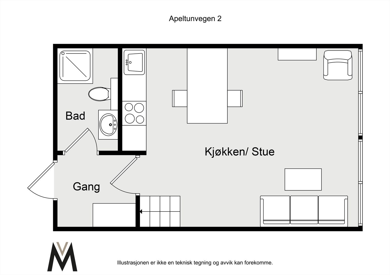 Plantegning Galleribilde