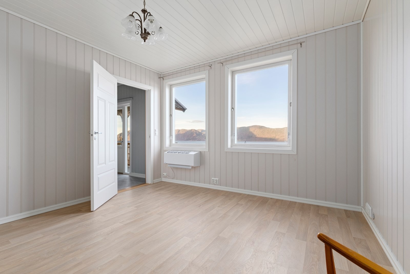 Stue med flott utsikt Galleribilde