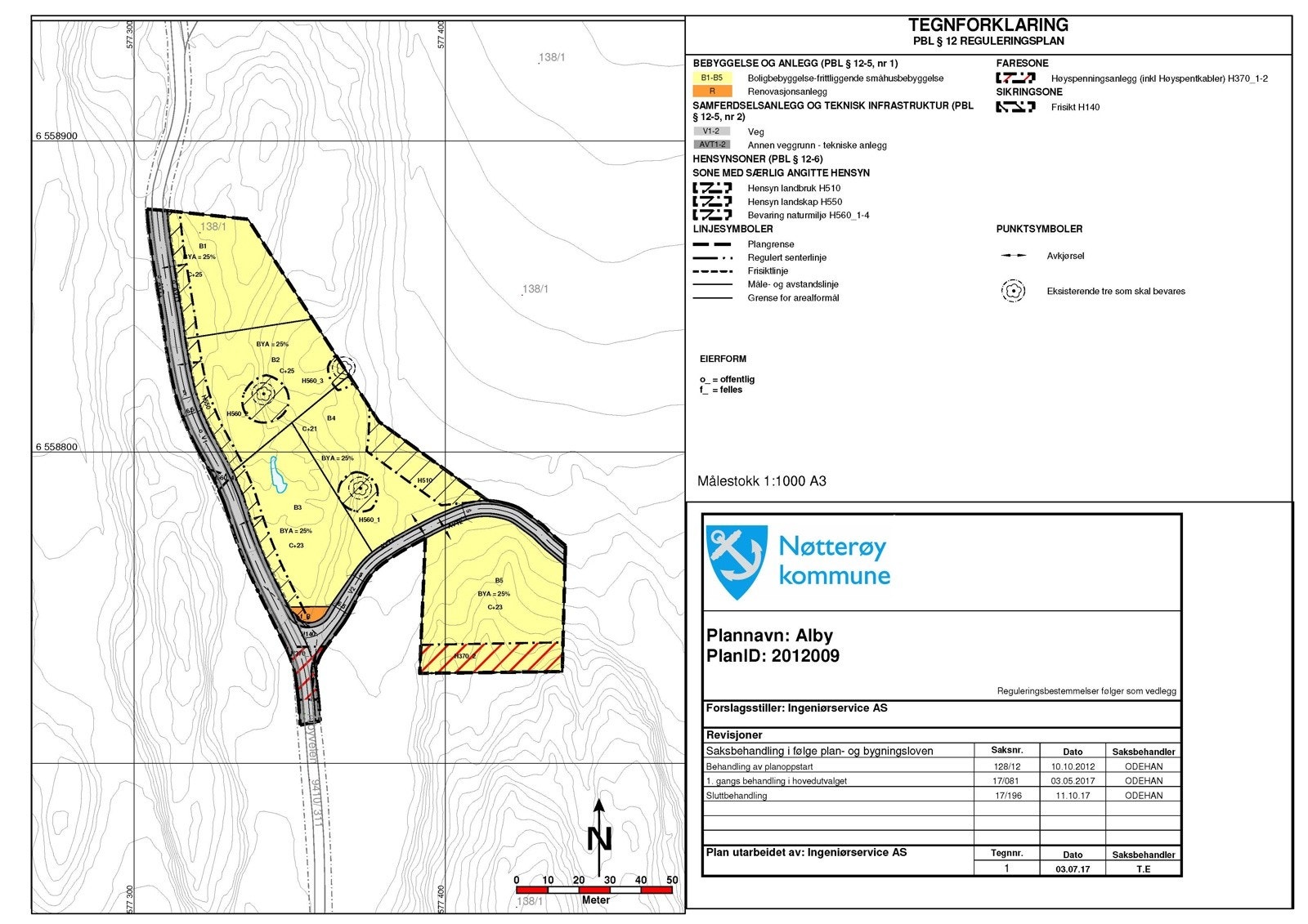 Tomten er merket som B2 Galleribilde