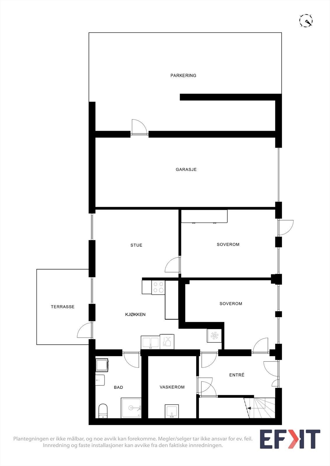 Plantegninger - 1. etasje Galleribilde