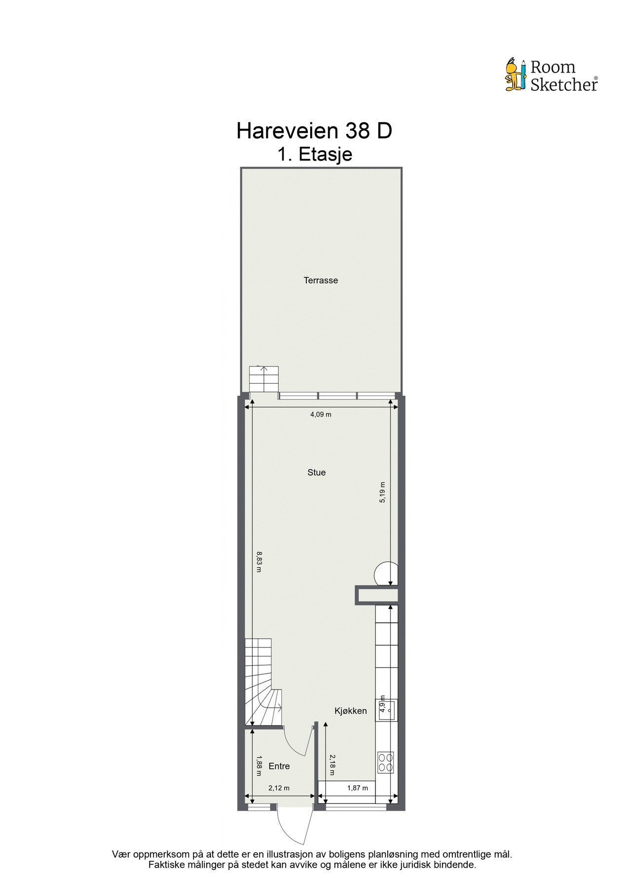 Plantegning første etasje. Galleribilde