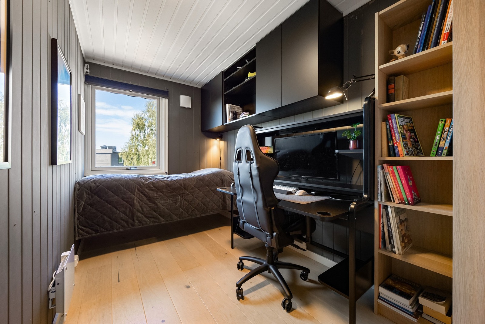 De øvrige rommene passer ypperlig som barnerom, gjesterom eller kontor. Galleribilde