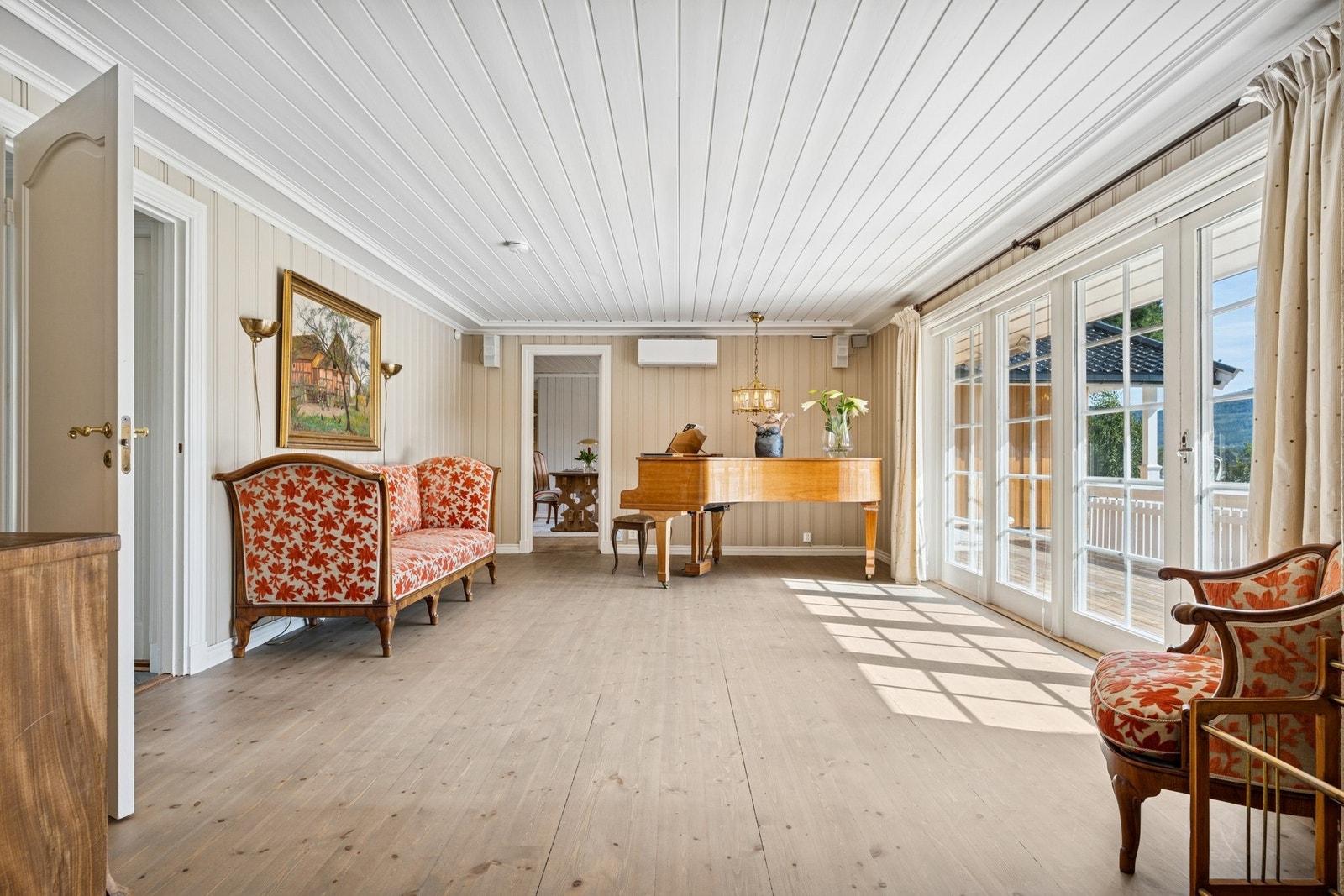 Med flere stuer kan man invitere til store selskap. Galleribilde