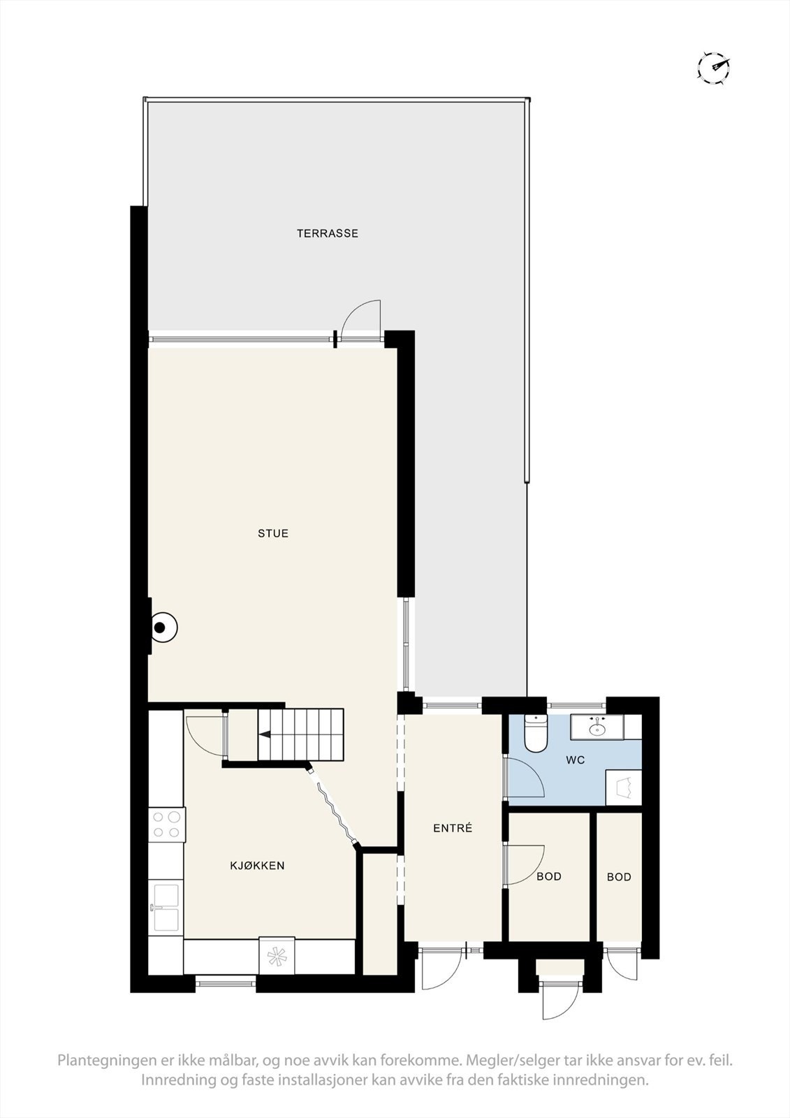 Plantegning 1.etasje Galleribilde