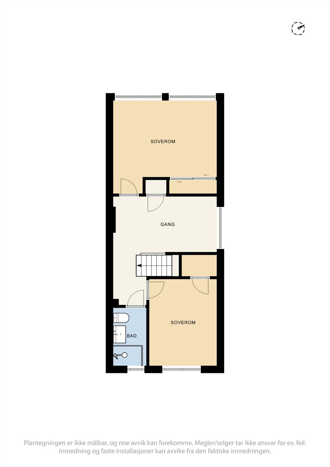 Plantegning 2.etasje Galleribilde