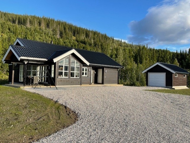 Stor parkeringsplass Galleribilde