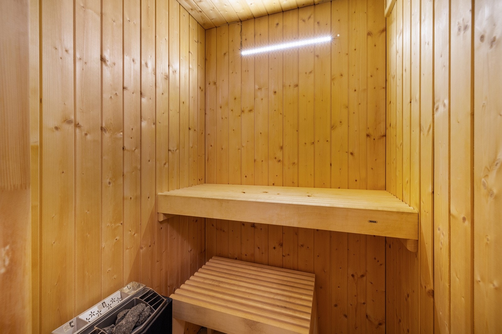 Badstue på hovedbadet. Galleribilde